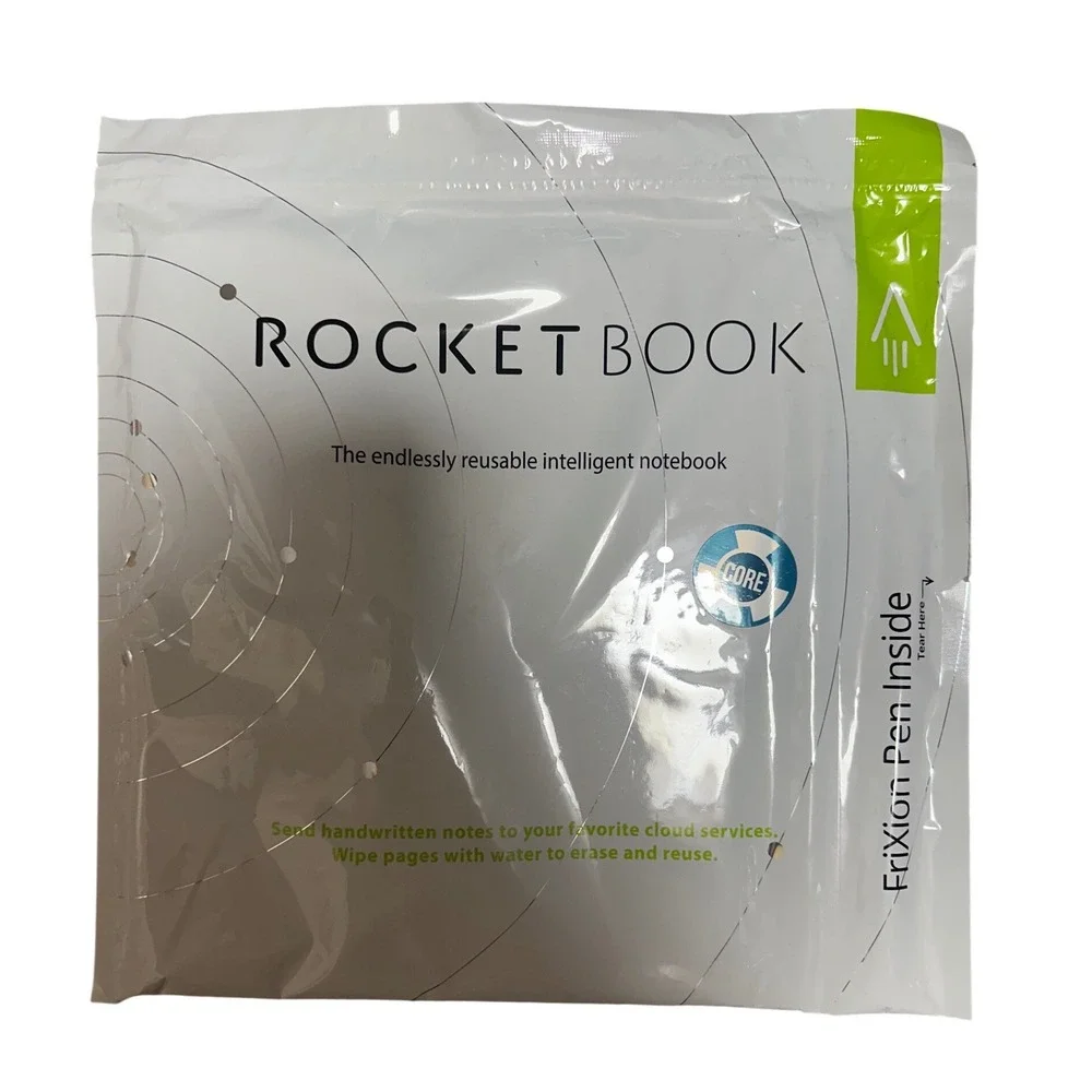 NEW Rocketbook Core Smart Reusable Notebook Letter 8.5x11 Dot Grid Dark Blue